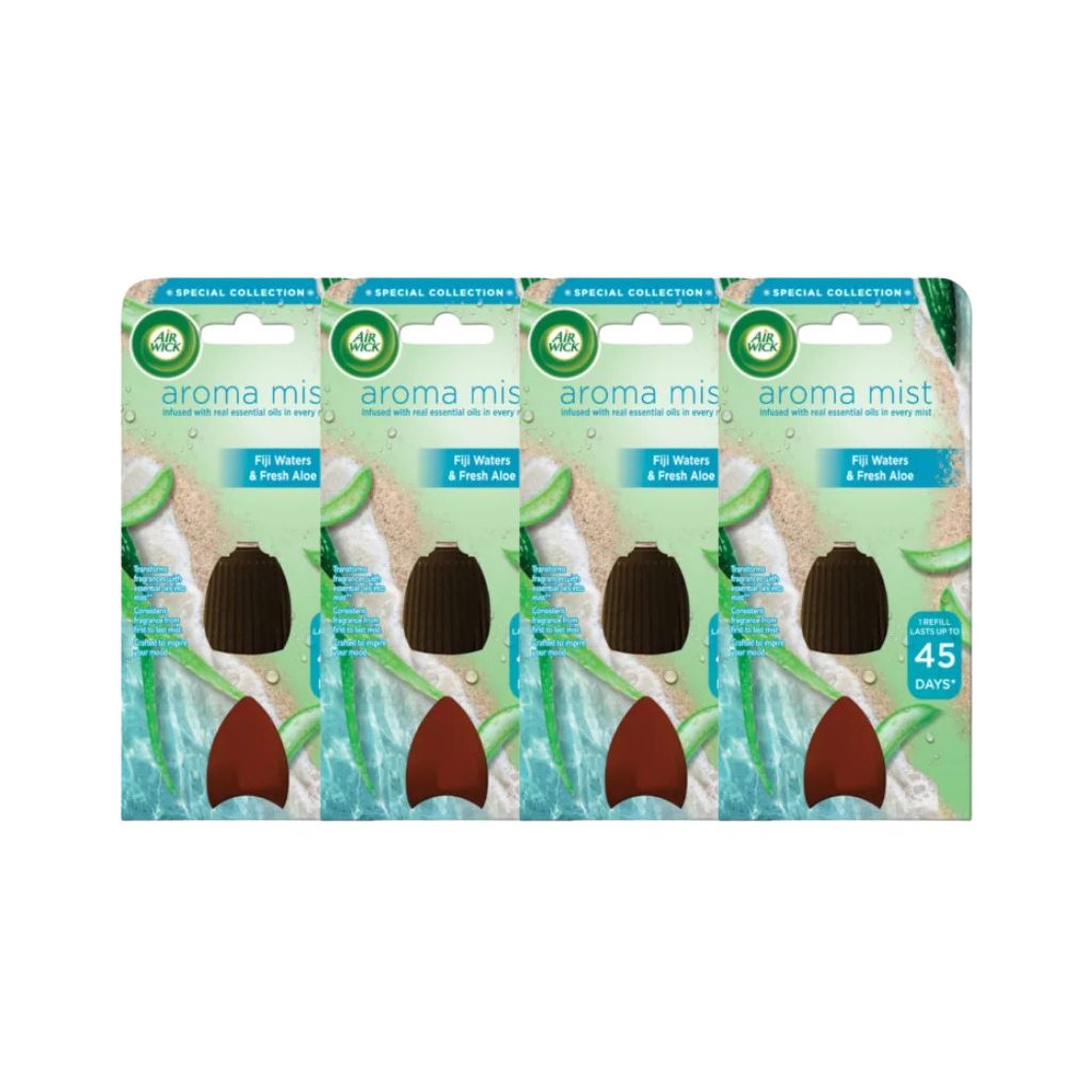 Air Wick Aroma Diffúzor utántöltő, Fidzsi lagúna és friss aloe (4x20 ml)