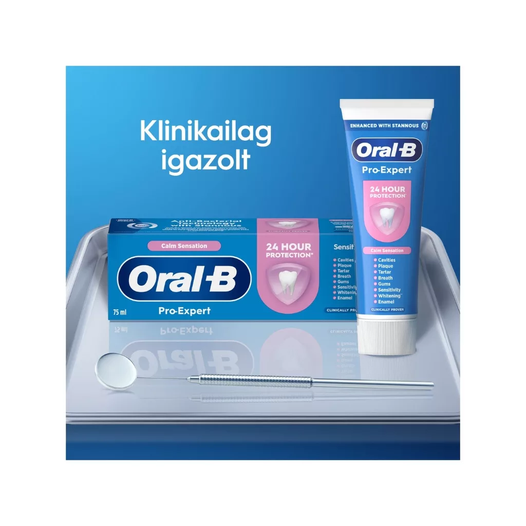 Oral-B Pro-Expert Sensitive Calm Sensation fogkrém (3x2x75 ml)