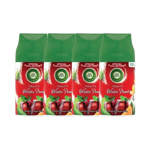 Air Wick Freshmatic Automata légfrissítő spray utántöltő, Gyümölcsös Téli Puncs (4x250 ml)