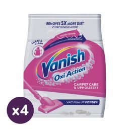   Vanish Oxi Action Carpet Care szőnyegtisztító por (4x650 g)