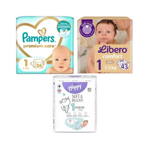 Prémium pelenka próbacsomag 1-es méret