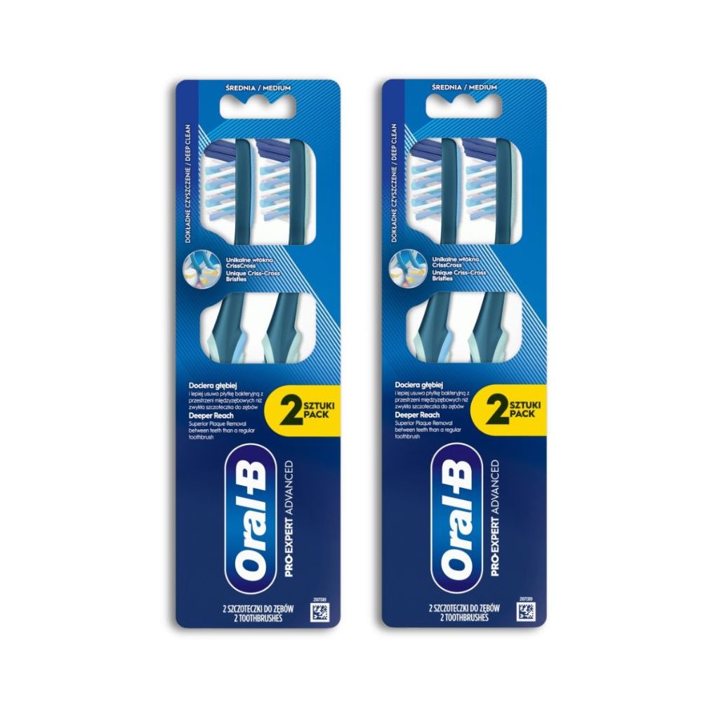Oral-B Pro-Expert Advanced fogkefe (2x2 db)