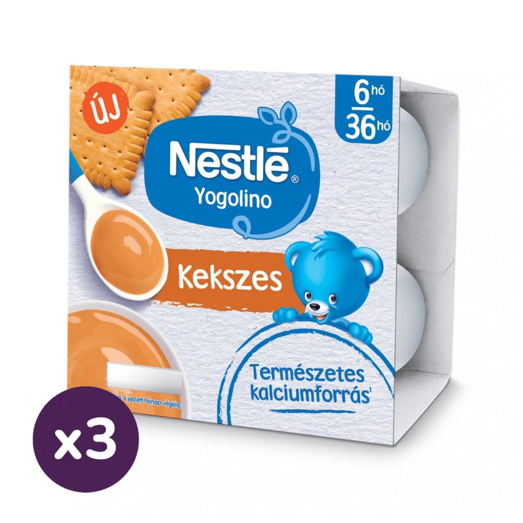 Nestlé Yogolino kekszes babapuding 6-36 hónapos korig (12x100 g)