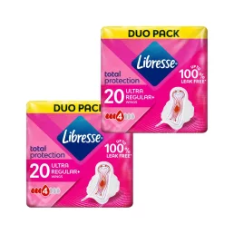 Libresse Ultra+ szárnyas egészségügyi betét (4x10 db)
