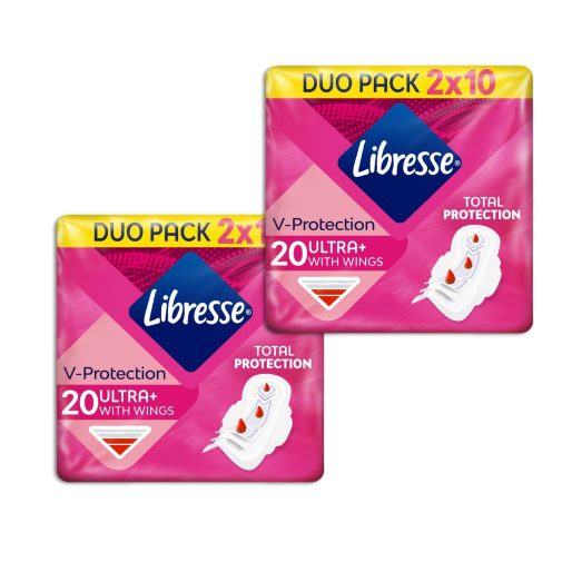 Libresse Ultra+ szárnyas egészségügyi betét (4x10 db)