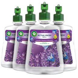   Air Wick Active Fresh Automata Légfrissítő spray utántöltő, Levendula mező és harangvirág (4x228 ml)