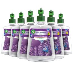   Air Wick Active Fresh Automata Légfrissítő spray utántöltő, Levendula mező és harangvirág (6x228 ml)