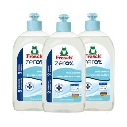 Frosch Zero % mosogatószer Ureával 3x500 ml