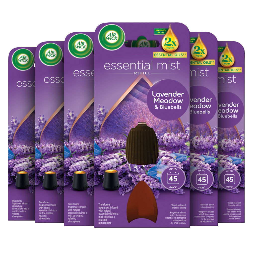 Air Wick Aroma Diffúzor utántöltő Levendula mező és harangvirág illat (6x20 ml)
