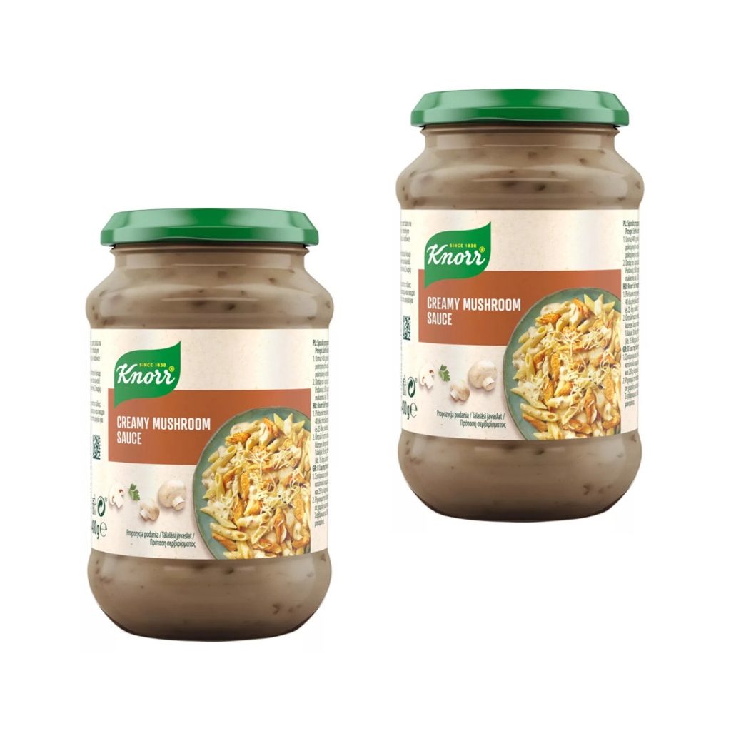 Knorr Üveges szósz Tejszínes gombás (2x400 g)
