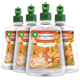   Air Wick Active Fresh Automata Légfrissítő spray utántöltő, Fűszeres sütőtök varázs (4x228 ml)