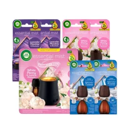   Air Wick Aroma Diffúzor csomag: készülék és 6 db különböző illatú utántöltő (6x20 ml)