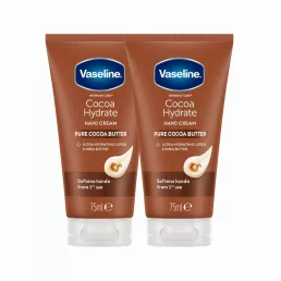   Vaseline Cocoa Radiant hidratáló kézkrém kakaóvajjal (2x75 ml)