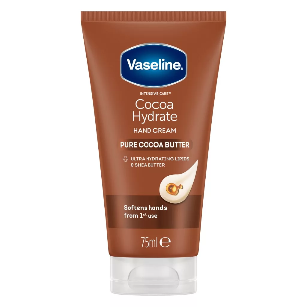 Vaseline Cocoa Radiant hidratáló kézkrém kakaóvajjal (2x75 ml)