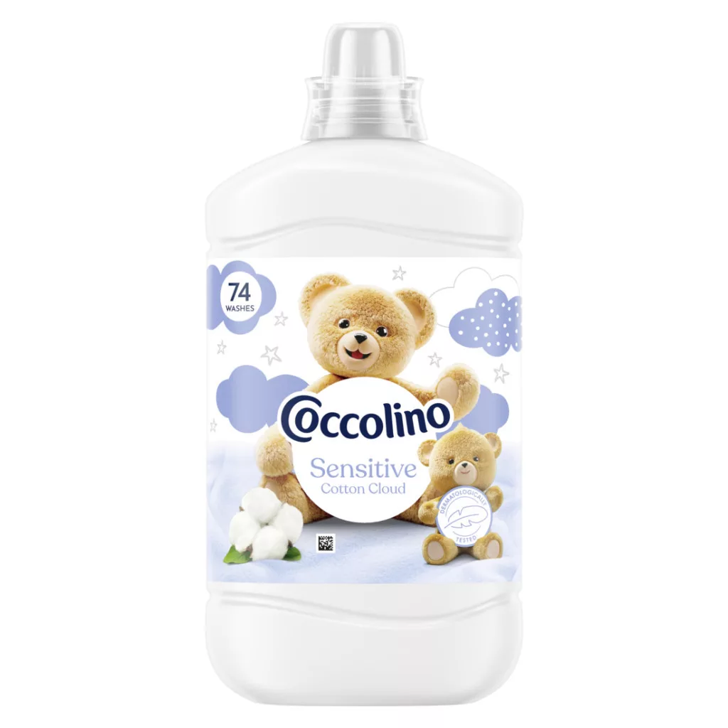 Coccolino Sensitive Cotton Cloud öblítő 4x1702 ml (296 mosás)