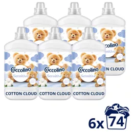   Coccolino Sensitive Cotton Cloud öblítő 6x1702 ml (444 mosás)