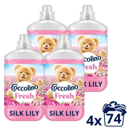Coccolino Fresh Silk Lily öblítő 4x1702 ml (296 mosás)