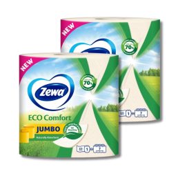   Zewa Jumbo Eco Comfort háztartási papírtörlő 2 rétegű (2x1 tekercs)