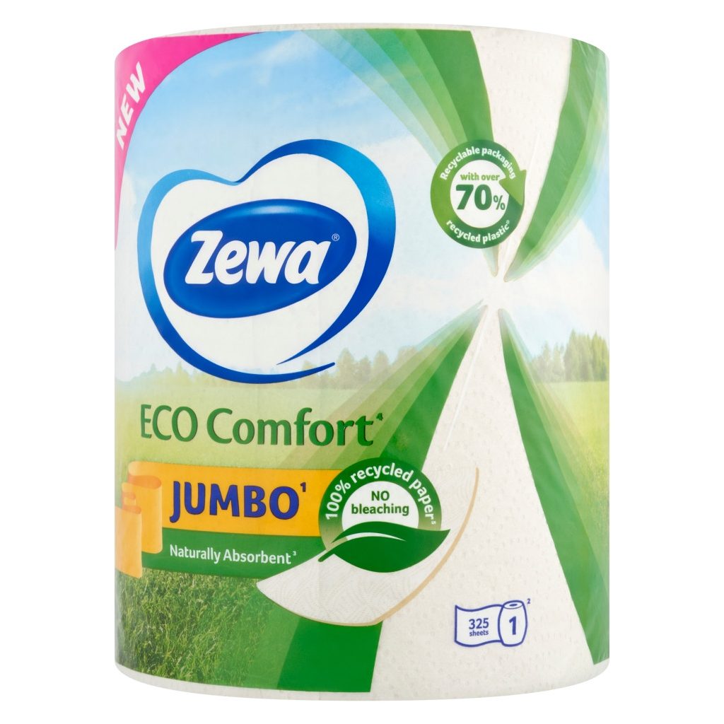 Zewa Jumbo Eco Comfort háztartási papírtörlő 2 rétegű (2x1 tekercs)