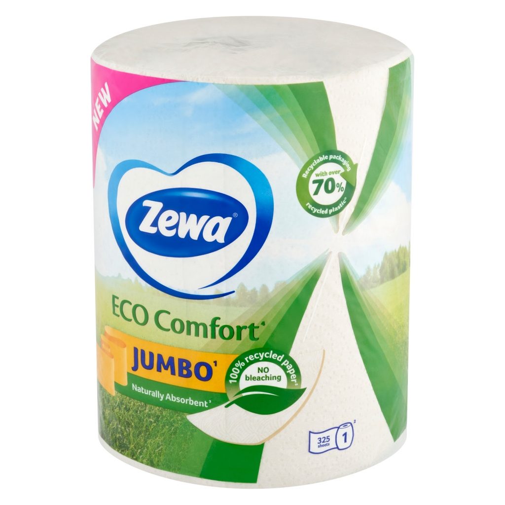 Zewa Jumbo Eco Comfort háztartási papírtörlő 2 rétegű (3x1 tekercs)