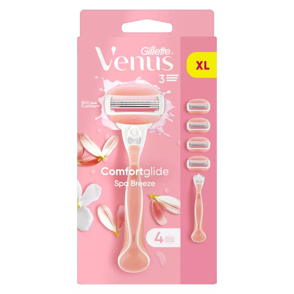 Gillette Venus ComfortGlide borotva 4 db borotvabetéttel (2 db)