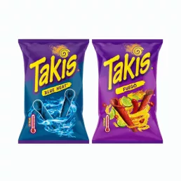 Takis Blue Heat & Fuego tortilla chips válogatás (2x100 g)