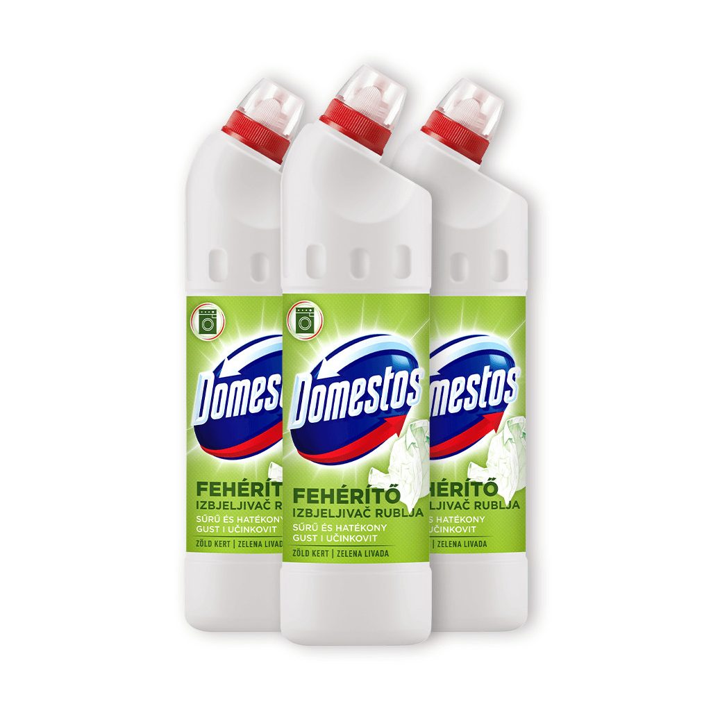 Domestos fehérítő, zöldkert (3x750 ml)
