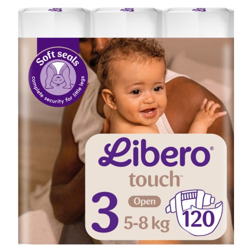 Libero Touch 3 pelenka, 5-8 kg,, HAVI PELENKACSOMAG 120 db + ajándék pelenka minta