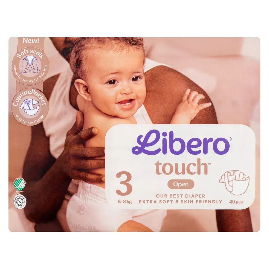 Libero Touch 3 pelenka, 5-8 kg,, HAVI PELENKACSOMAG 120 db + ajándék pelenka minta
