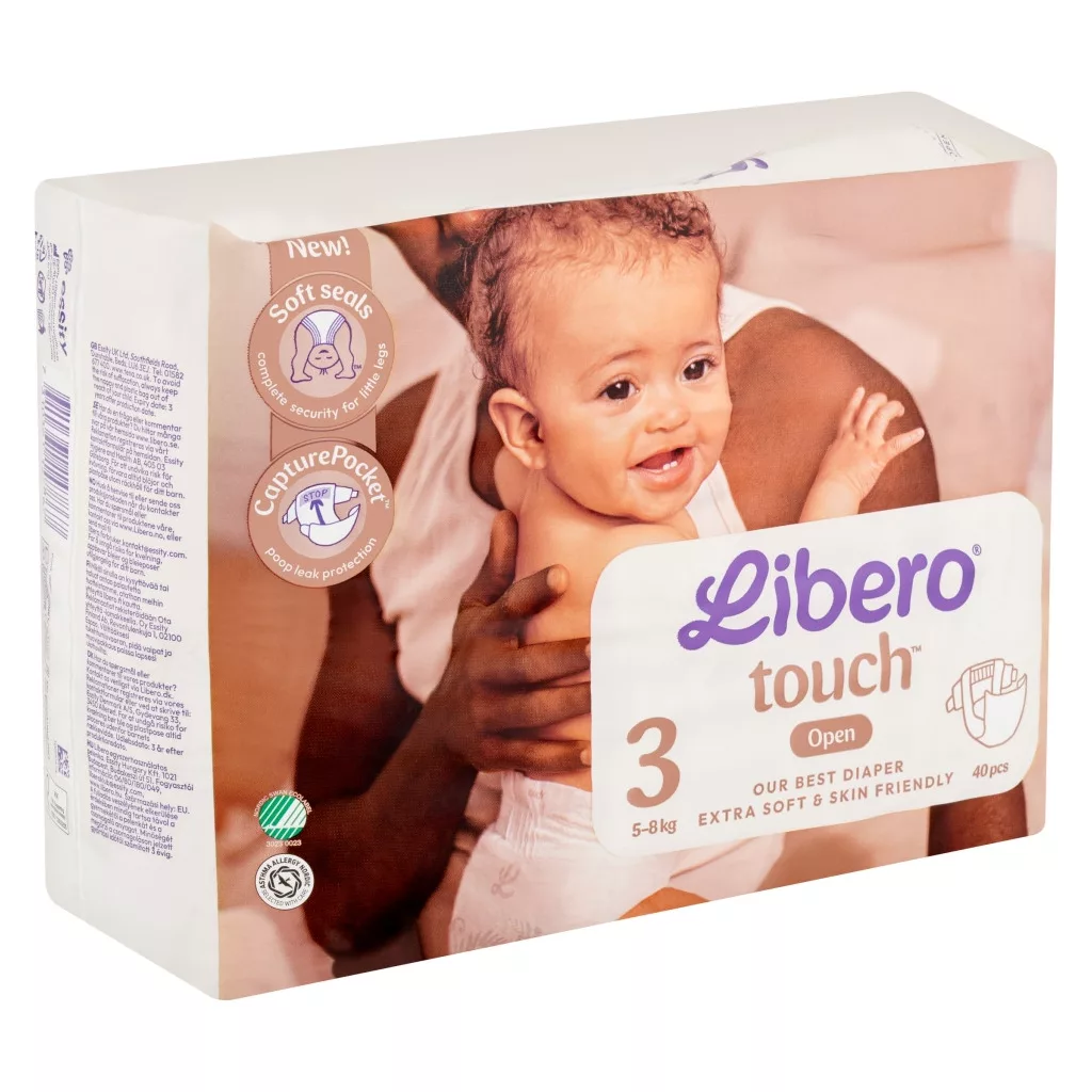Libero Touch 3 pelenka, 5-8 kg,, HAVI PELENKACSOMAG 120 db + ajándék pelenka minta