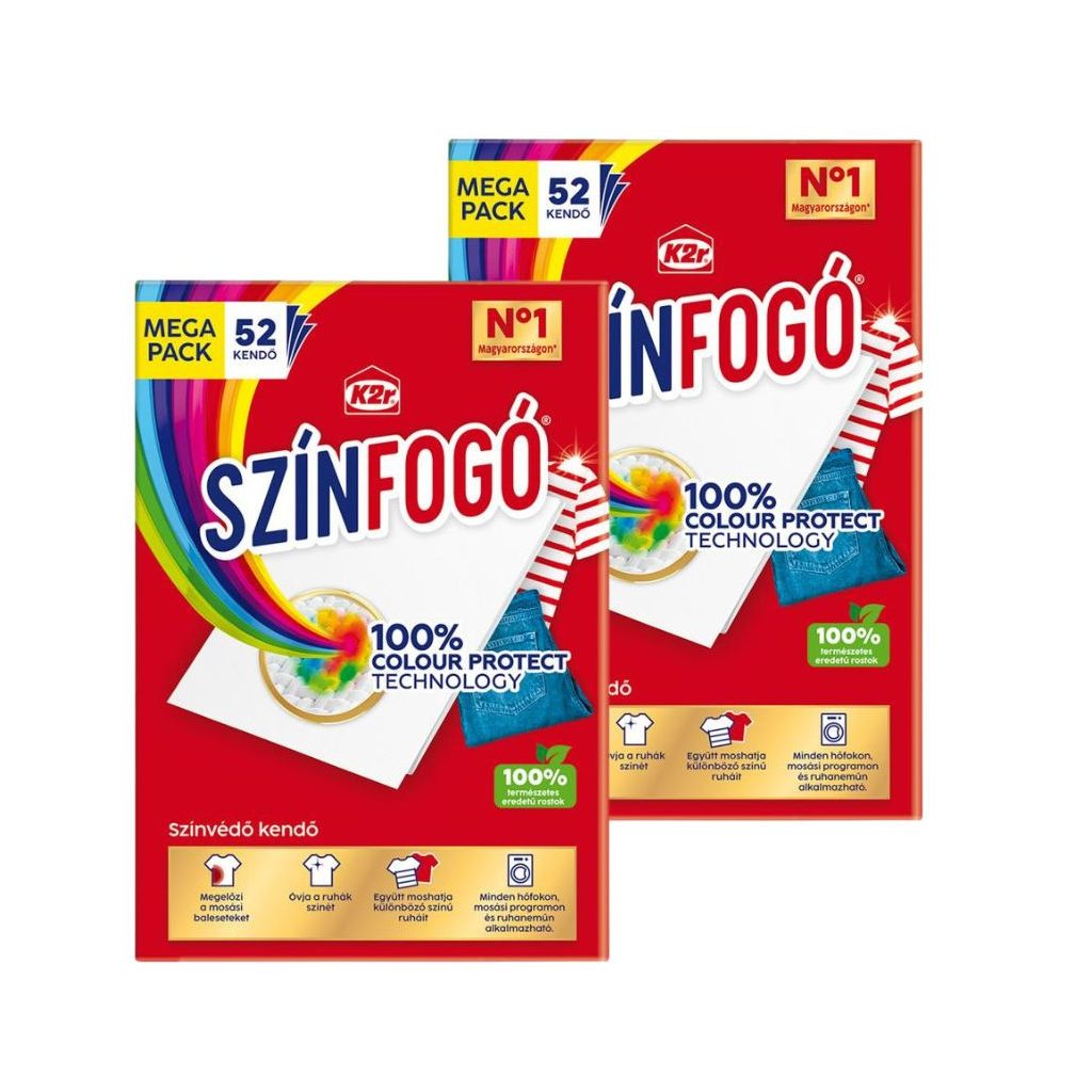 INGYENES  SZÁLLÍTÁS - K2r színvédő kendő (2x52 db)