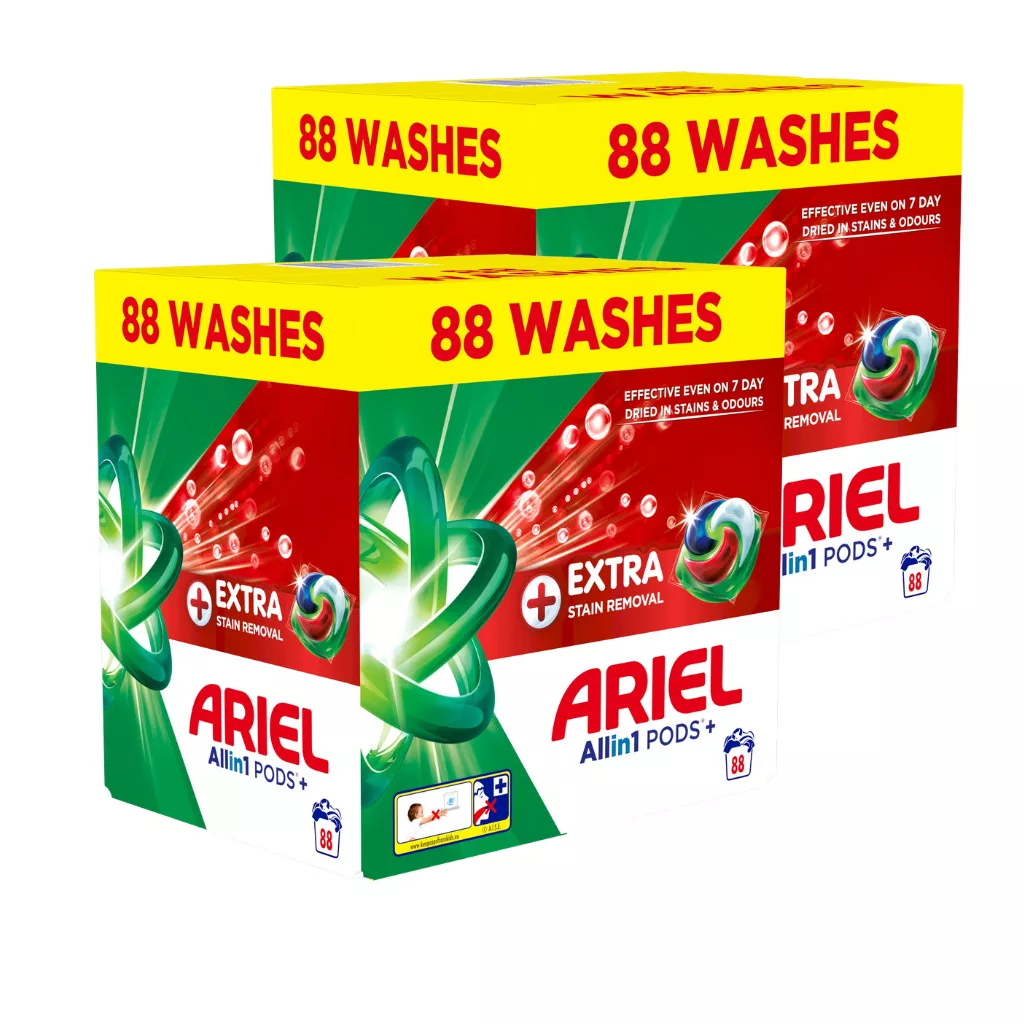 INGYENES SZÁLLÍTÁS - Ariel Mosókapszula Extra Hygiene (2x88 db)