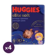   Huggies Elite Soft Overnights Pants éjszakai bugyipelenka 6, 15-25 kg, 64 db
