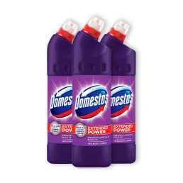   Domestos Extended Power fertőtlenítő hatású folyékony tisztítószer, lavender (3x750 ml)