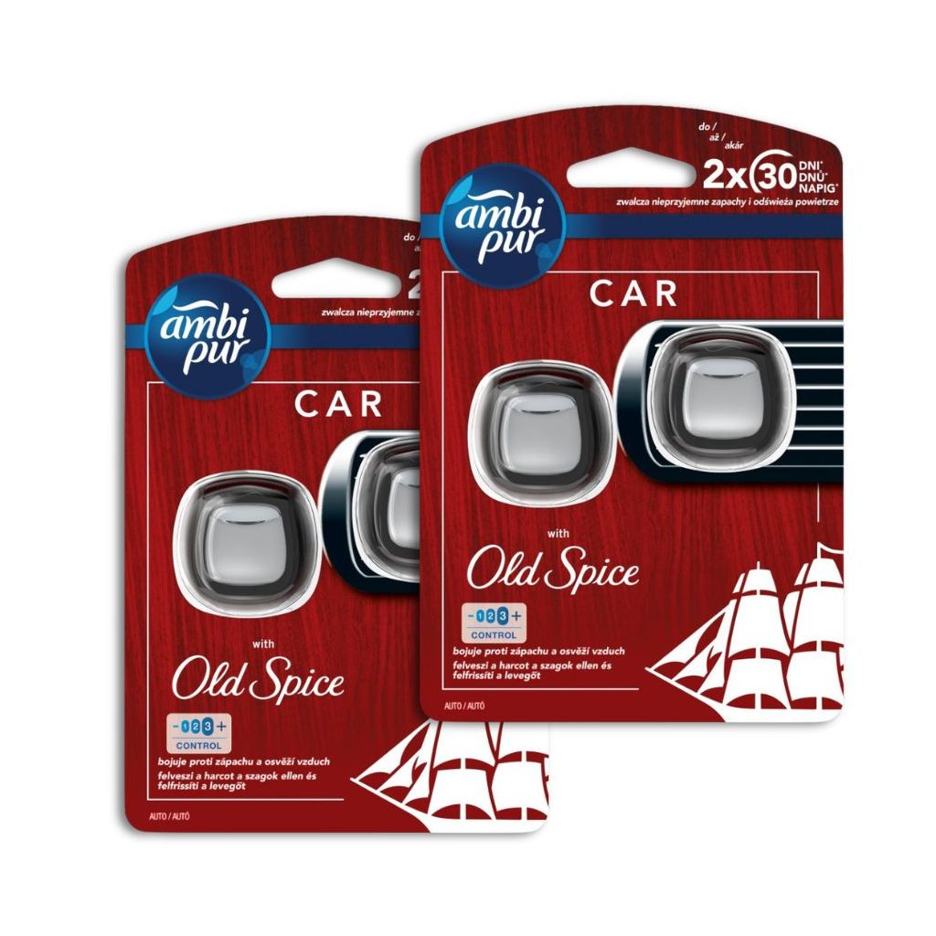 Ambi Pur Car Old Spice autósillatosító (2x2x2 ml)
