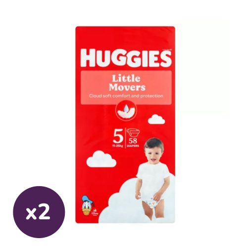 Huggies Little Movers nadrágpelenka 5, 11-25 kg, 116 db
