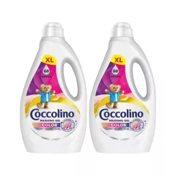  Coccolino Mosógél színes ruhákoz 2x2,72 liter (136 mosás)