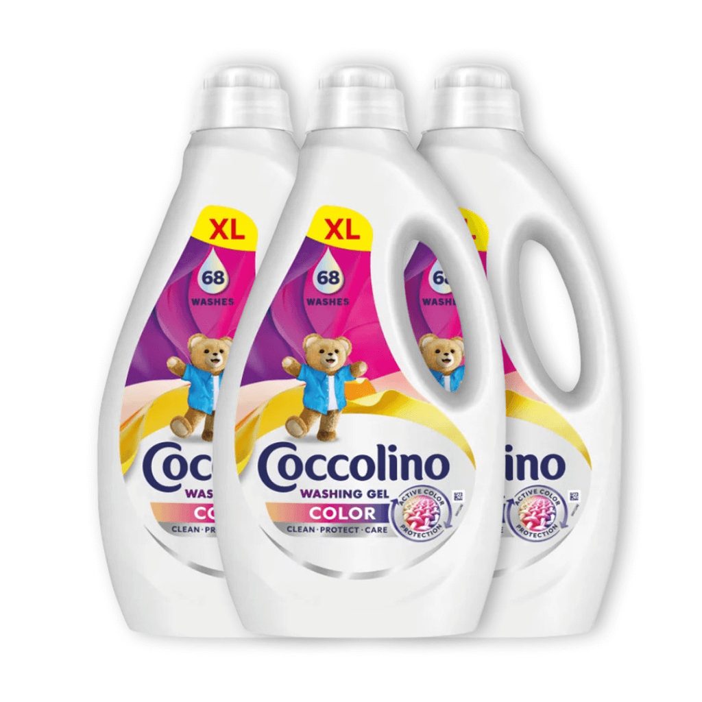 Coccolino Mosógél színes ruhákoz 3x2,72 liter (204 mosás)
