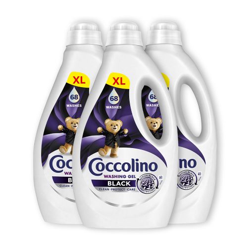 Coccolino Mosógél sötét ruhákhoz 3x2,72 liter (204 mosás)