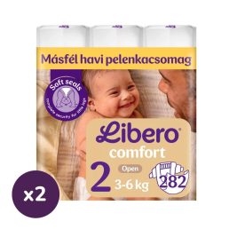 Libero Comfort 2 pelenka, 3-6 kg, 564 db