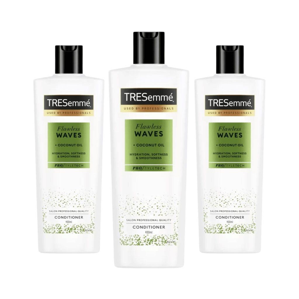 TRESemmé hajbalzsam kókuszolajjal hullámos és göndör hajra (3x400 ml)
