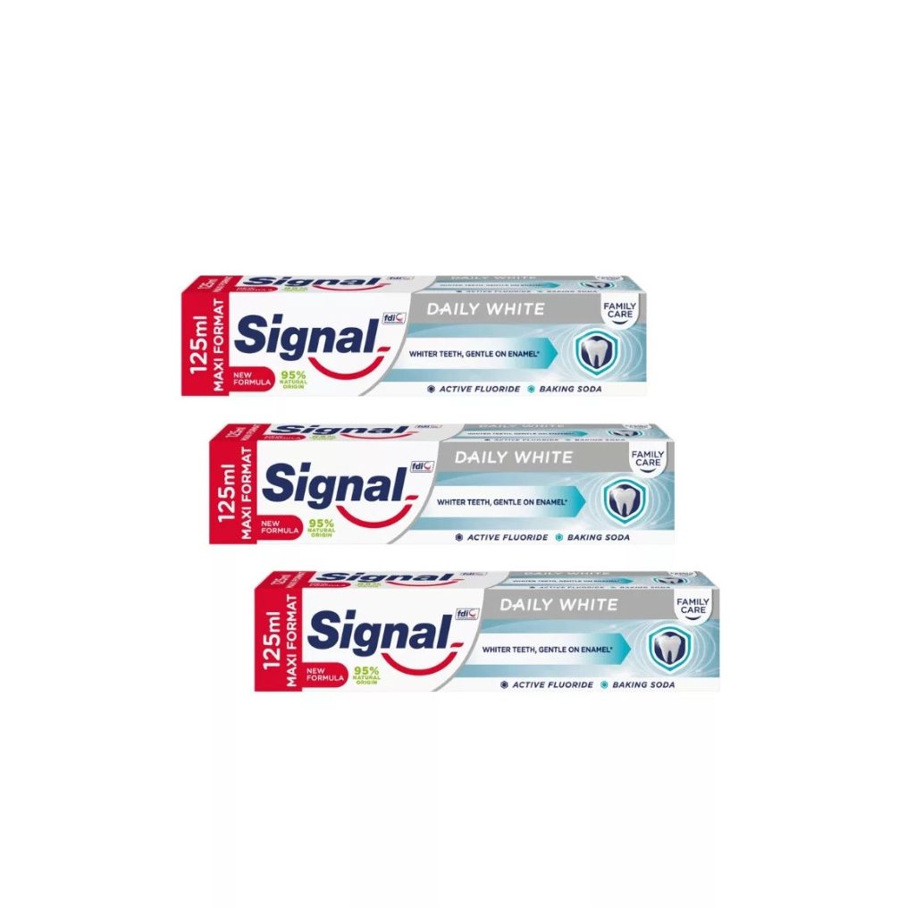 Signal Family Care Daily White fogkrém (3x125 ml)