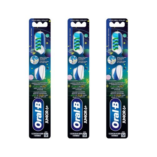 Oral-B Junior fogkefe 6-12 éveseknek (3x1 db)
