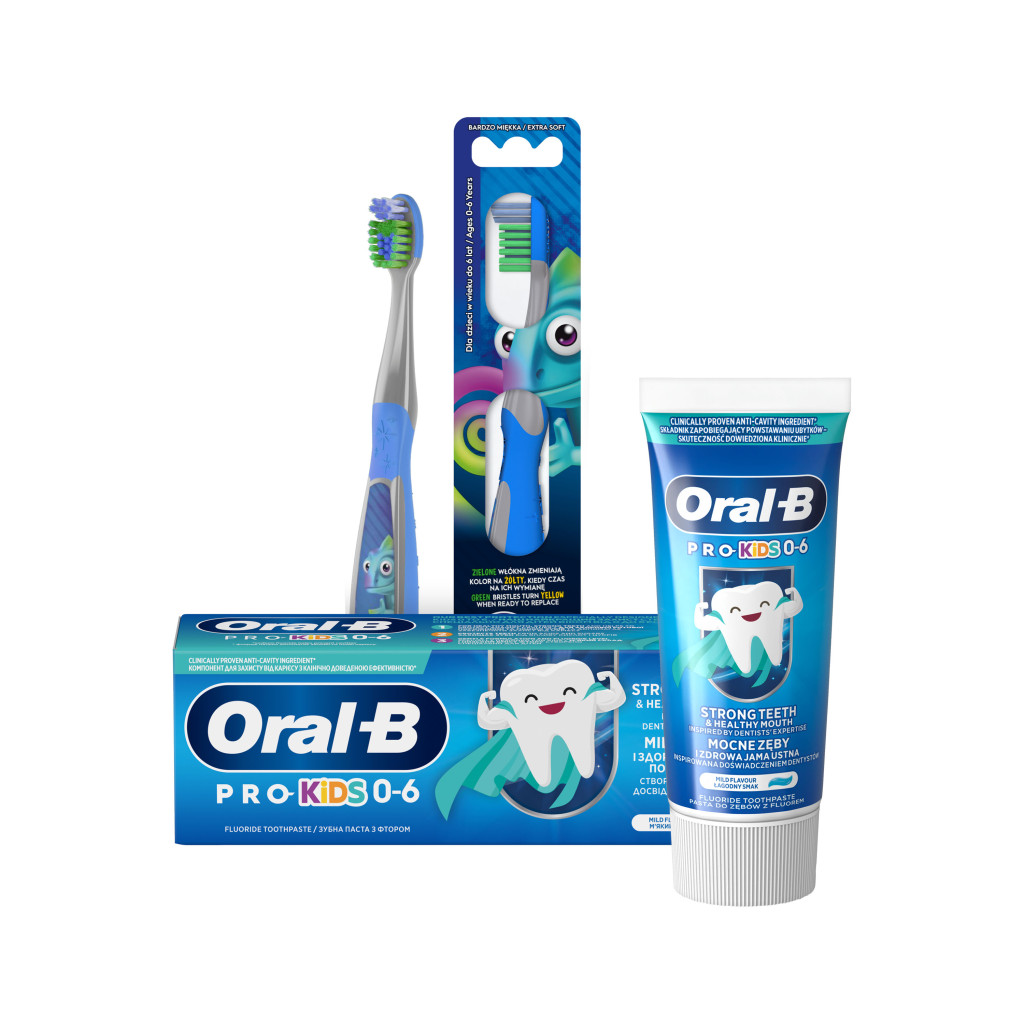 Oral-B Kids fogkefe + fogkrém 0-6 éveseknek