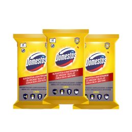 Domestos higiénikus törlőkendő citrom illattal (3x60 db)