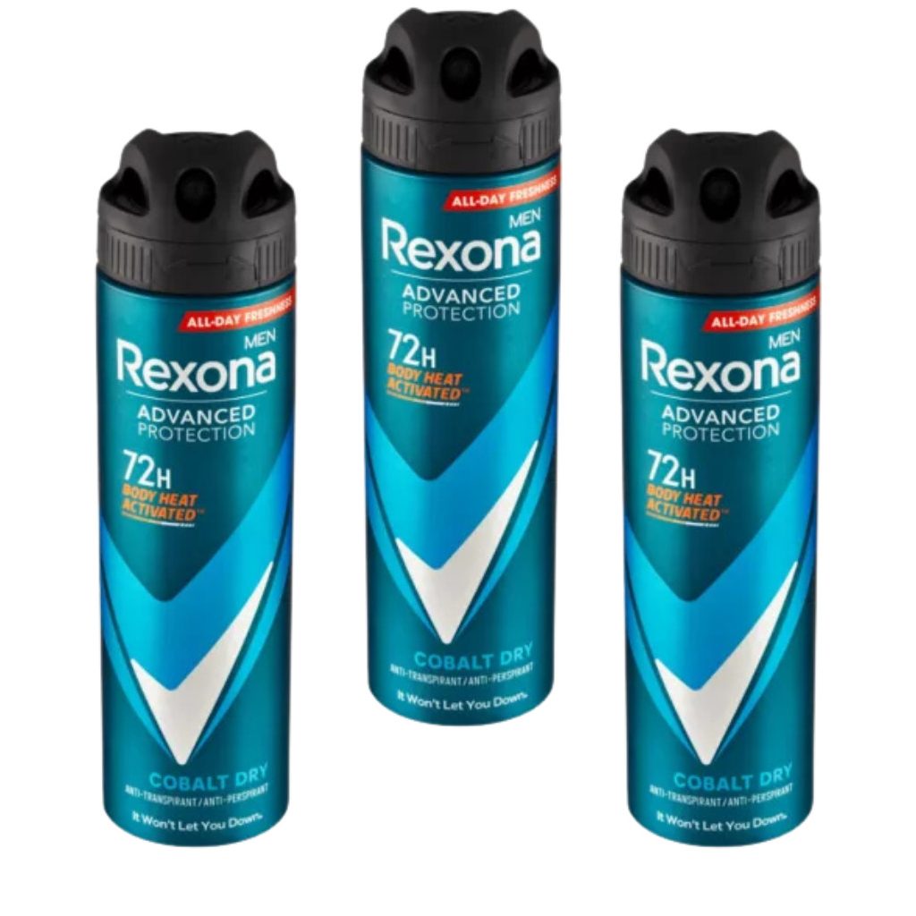 Rexona Men Advanced Protection Cobalt Dry izzadásgátló aeroszol (3x150 ml)
