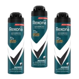   Rexona Men Advanced Protection Invisible Black&White izzadásgátló aeroszol (3x150 ml)