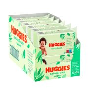 Huggies Natural Care törlőkendő 12x56 db