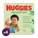 Huggies Natural Care nedves törlőkendő 12x56 db