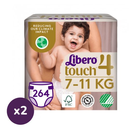 Libero Touch 4 pelenka, 7-11 kg, HAVI PELENKACSOMAG 528 db